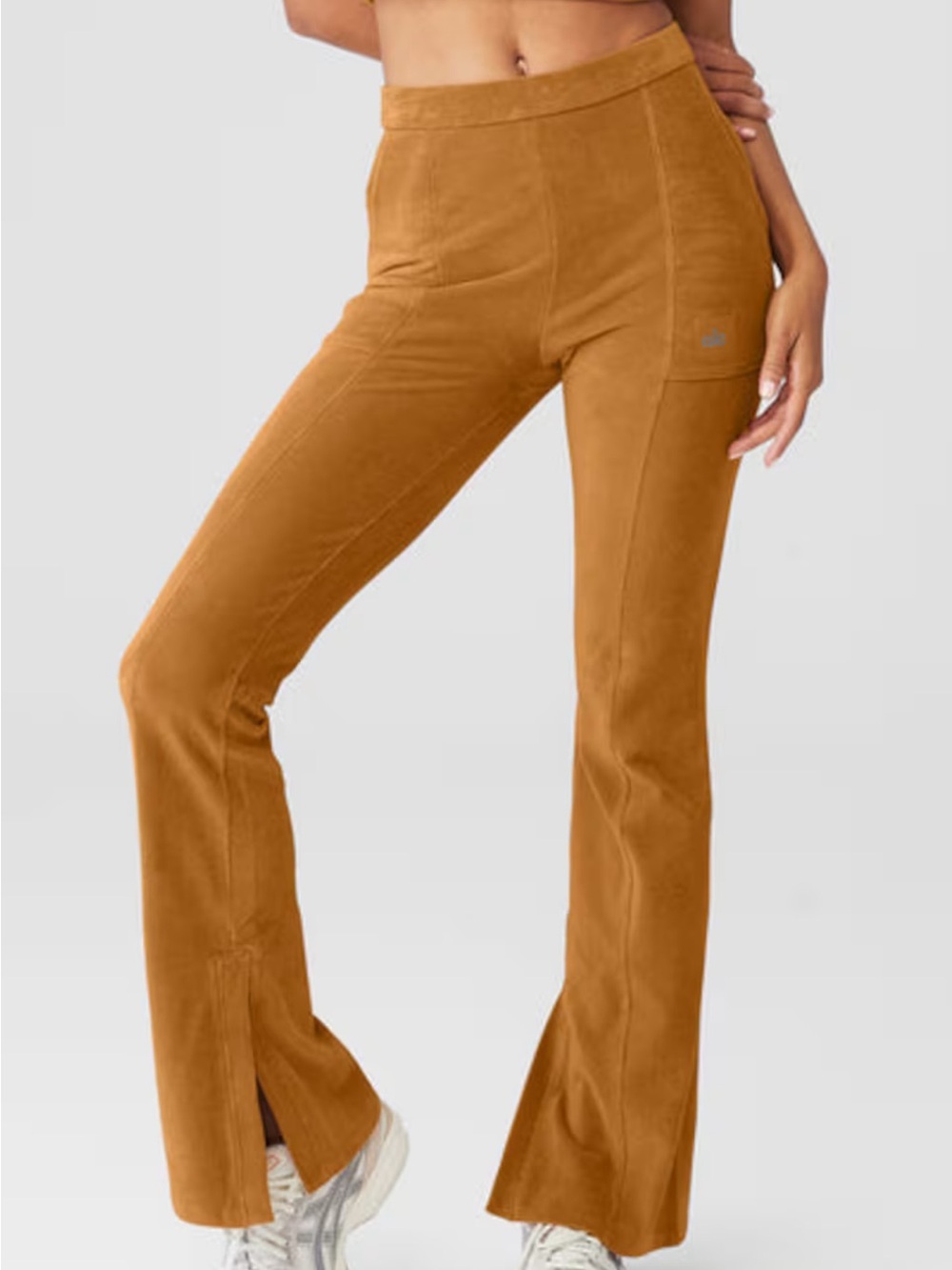 Alo Micro Corduroy High Waist Winter Break Flare Pants